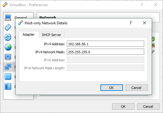 genymotion virtualbox network settings